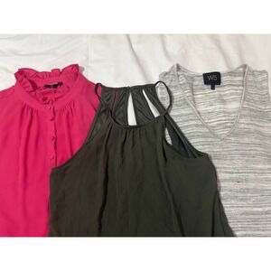 Bundle of 3 Womens Size Medium Tops - J. Crew - Lace - Split Back Variety Pack